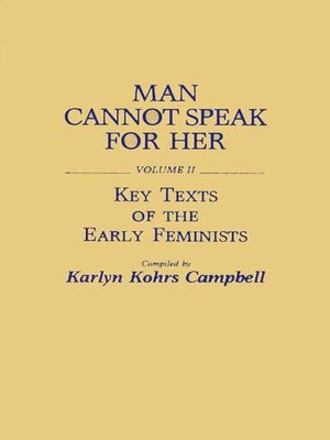cover image of Man Cannot Speak for Her
